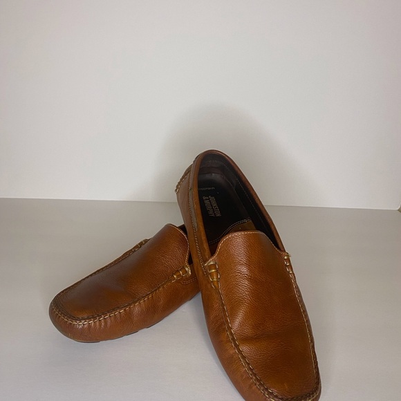 Johnston & Murphy Cory Moc Venetian Soft Bottom Men Loafers color brown size 9 - Picture 4 of 7